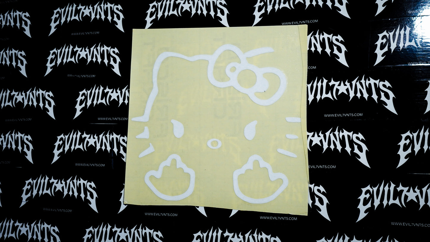 EVIL KITTY STICKERR